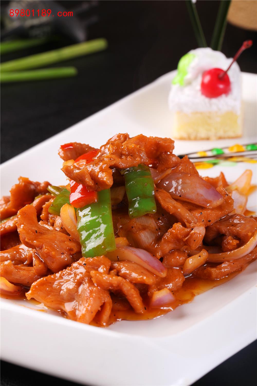 双椒爆宴鹅肉